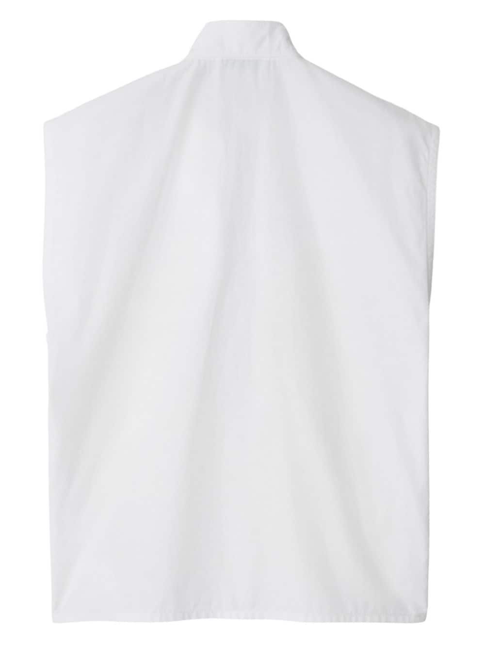 half-zip cotton tank top - 6
