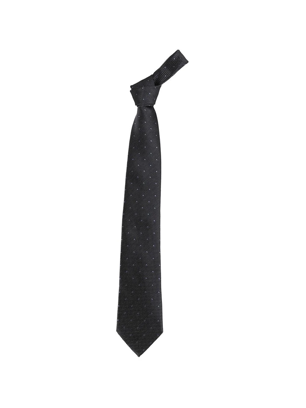 polka-dot silk tie - 1