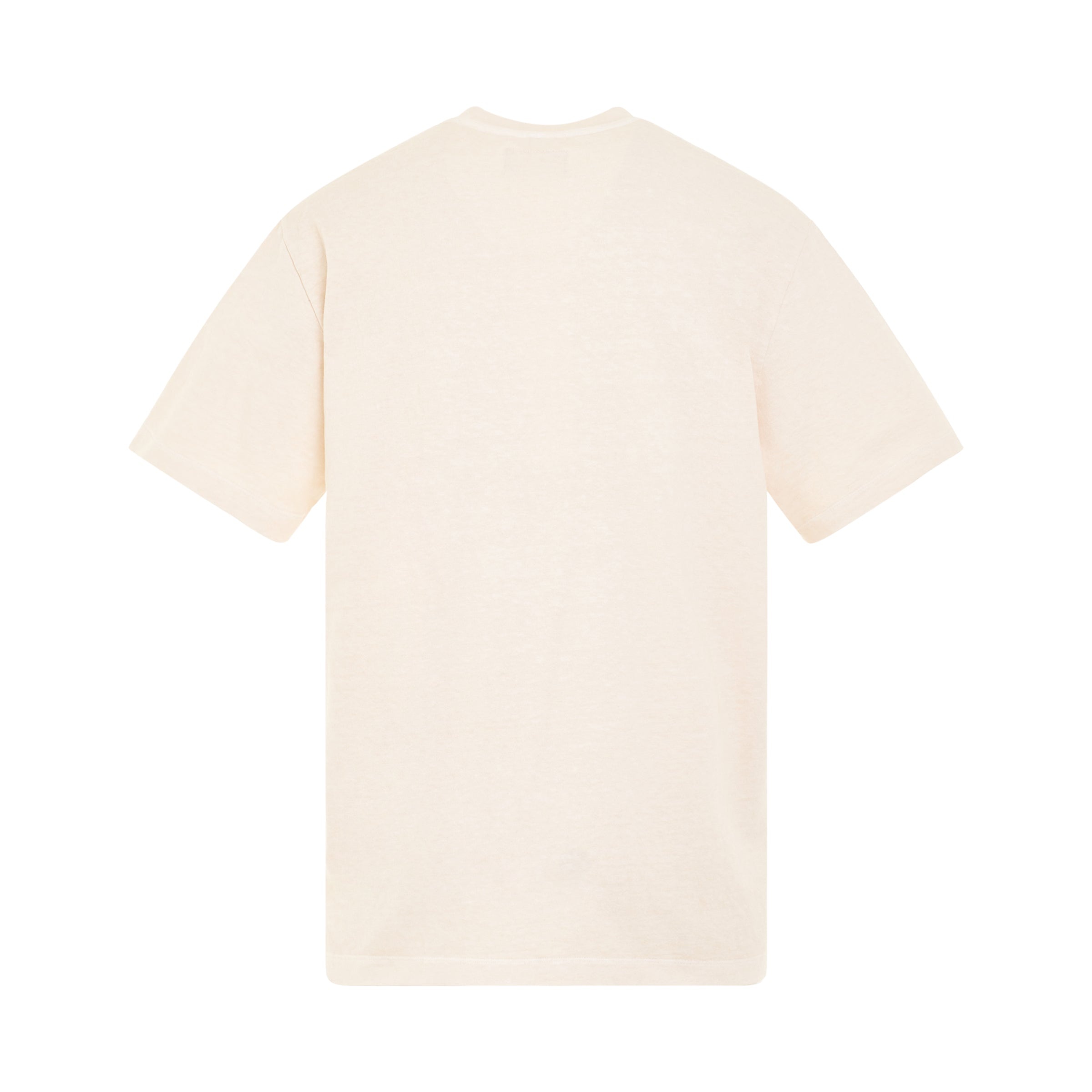 "DOUBLAND" Embroidery T-Shirt in White - 4