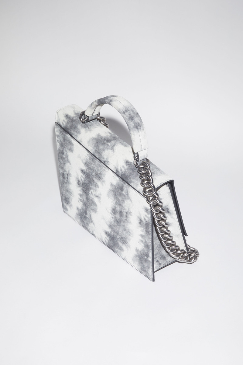 Distortion handbag - Off white/grey 4