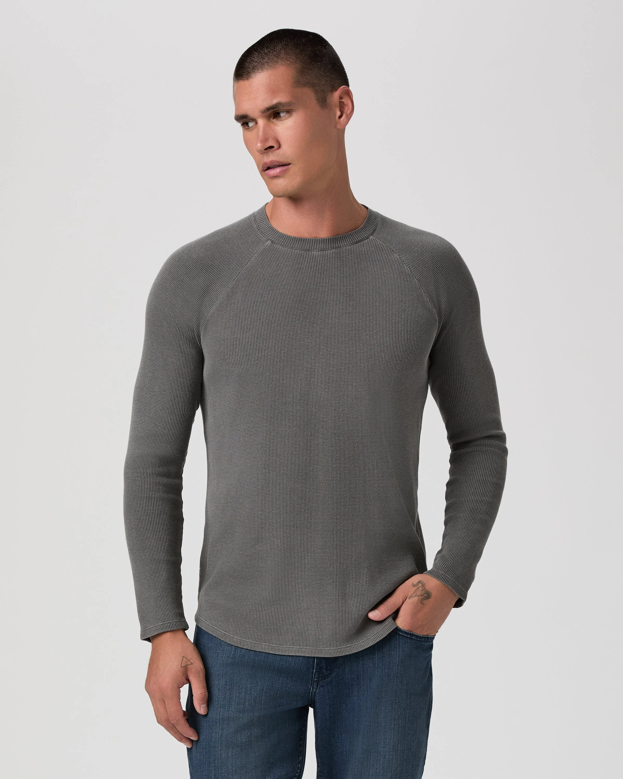 Davies Waffle Tee - 1