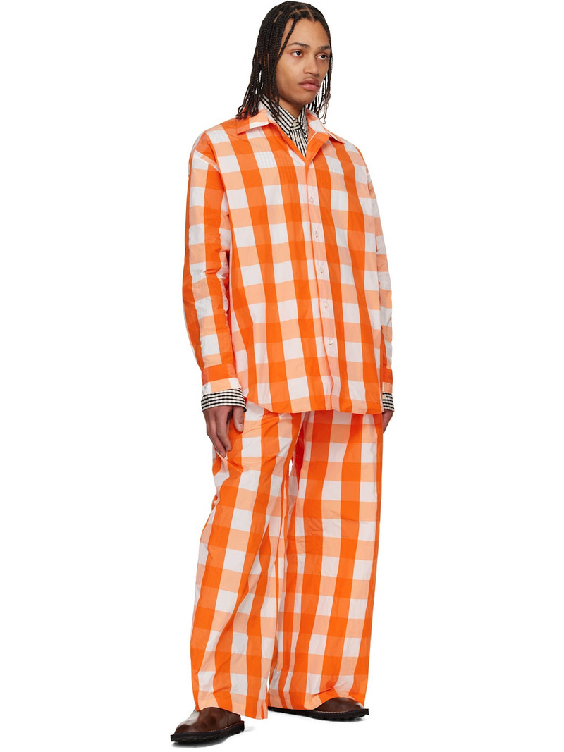 Walter Van Beirendonck Orange Sun Trousers outlook