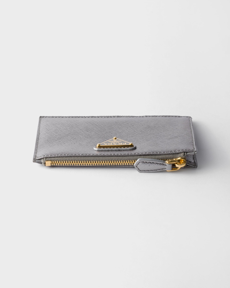 Prada Saffiano leather card holder outlook