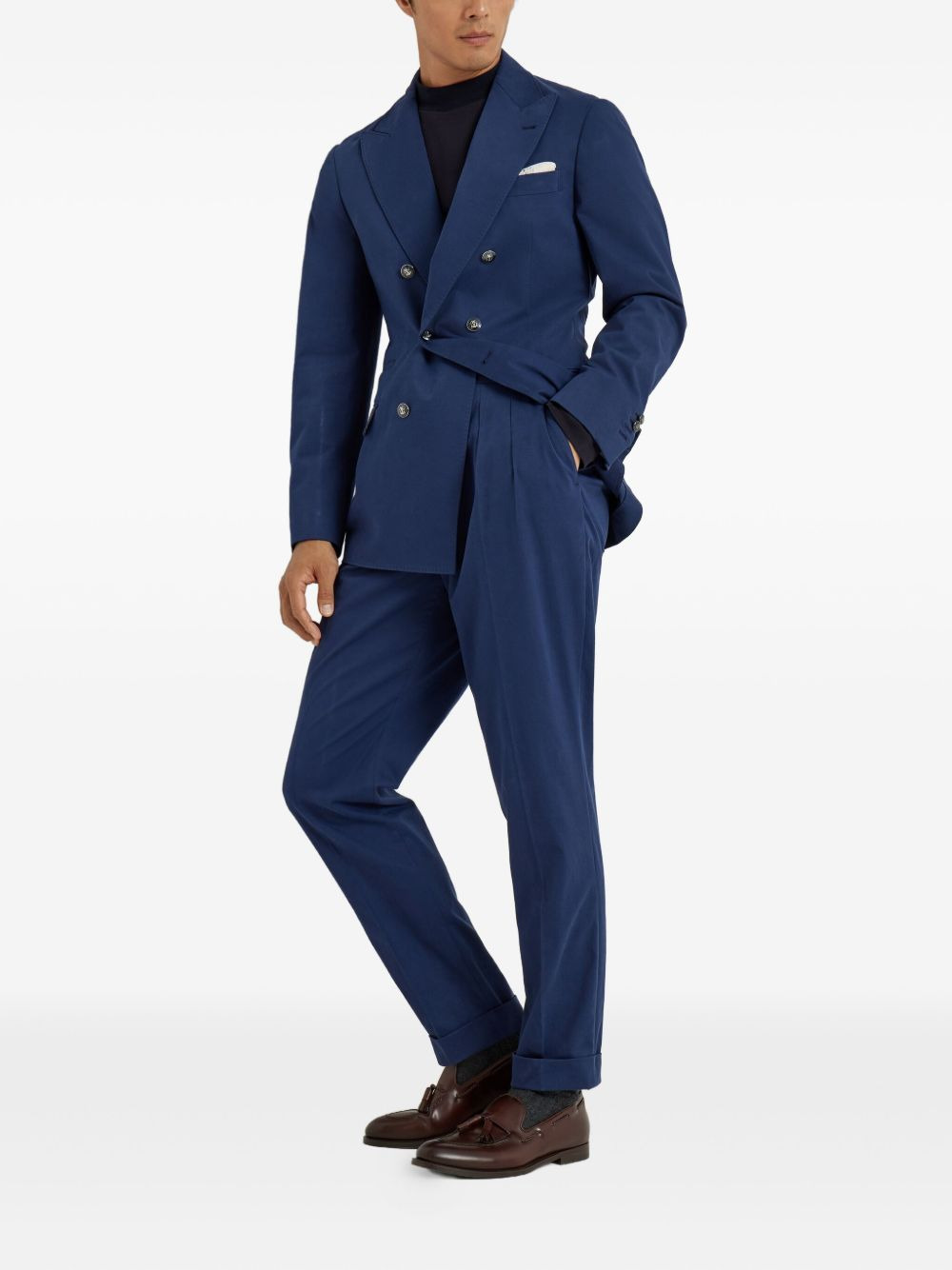 pleated-front tailored trousers - 2