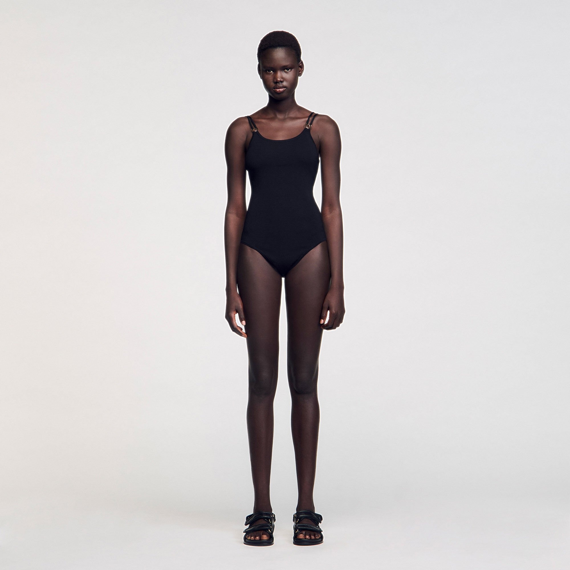 JEWELERY DETAIL KNIT LEOTARD - 2