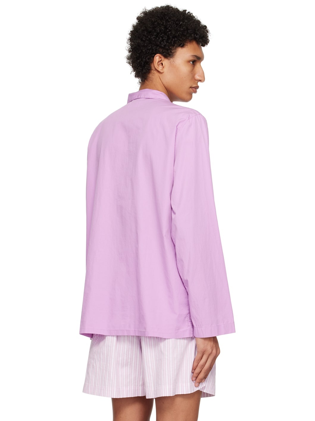 Pink Oversized Pyjama Shirt - 3