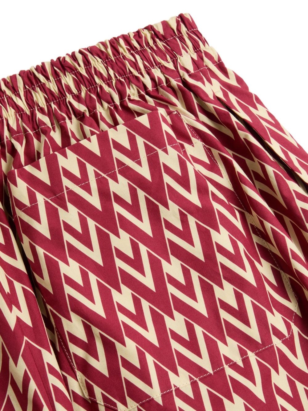 geometric-print shorts - 4