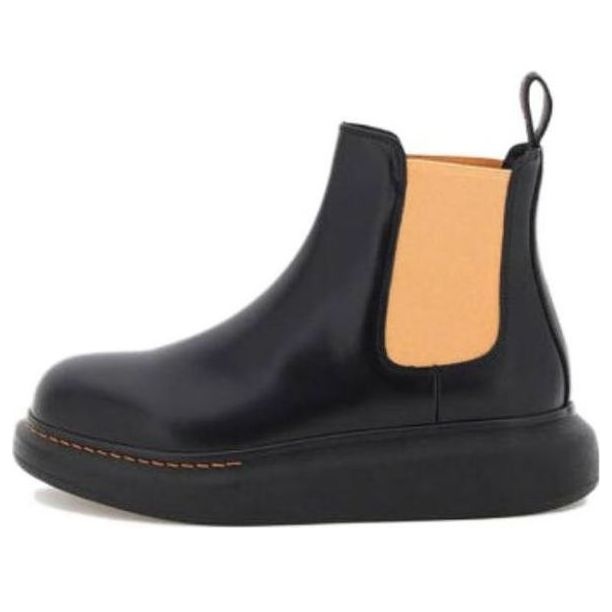 (WMNS) Alexander McQueen Hybrid Chelsea Boots 'Black Corsage' 586398WHX561539 - 1