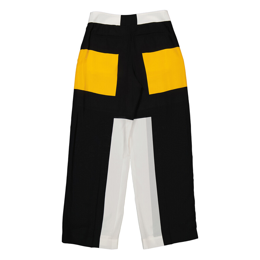 Burberry Deep Saffron Colorblock Jane Tailored Trousers - 2