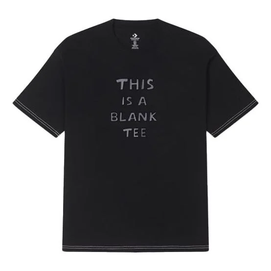 Converse Logo T-shirt 'Black' 10025873-A02 - 1