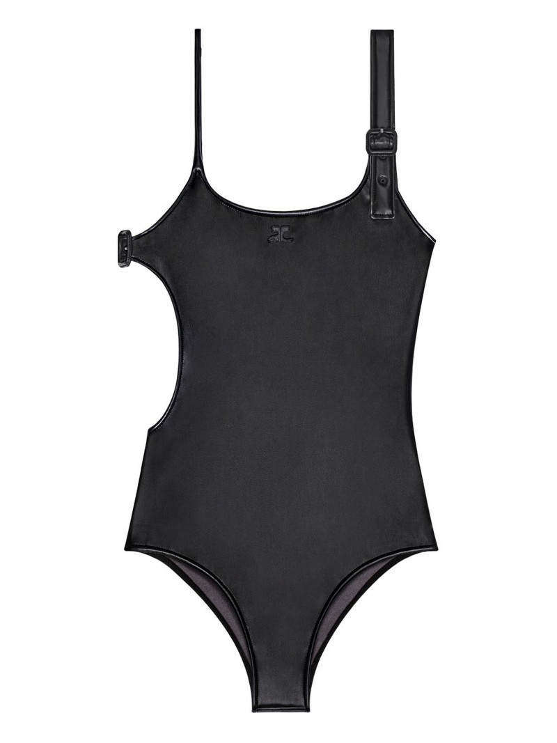 buckle-detail cut-out swimsuit 1