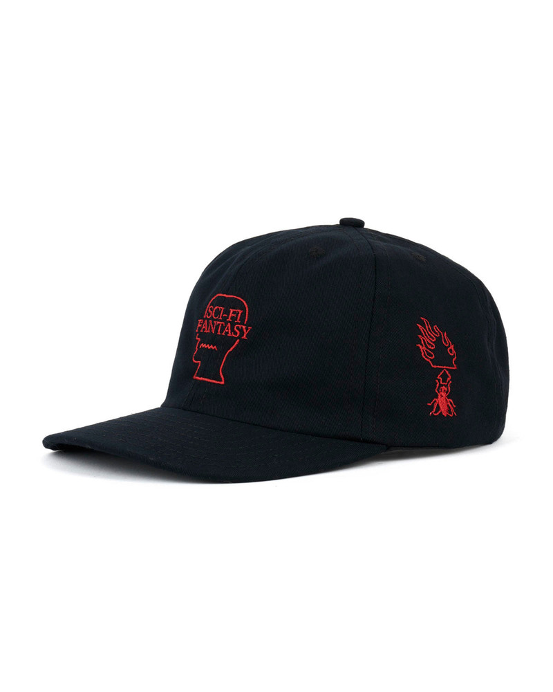 Brain Dead x Sci-Fi Fantasy Logo Lockup Hat - Black 4