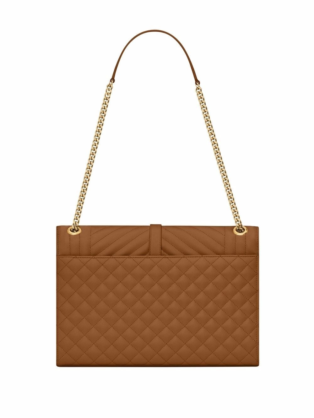 quilted monogram satchel - 2