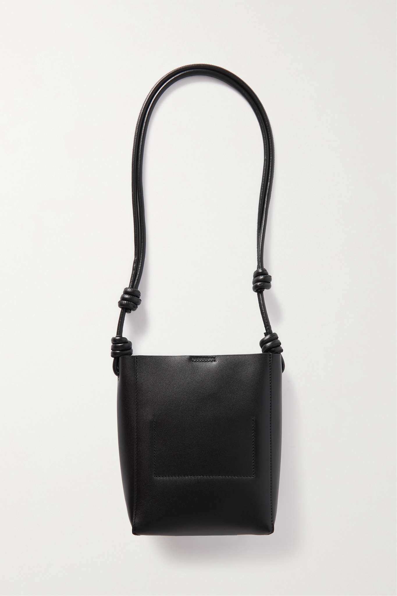 Knotted leather shoulder bag - 3