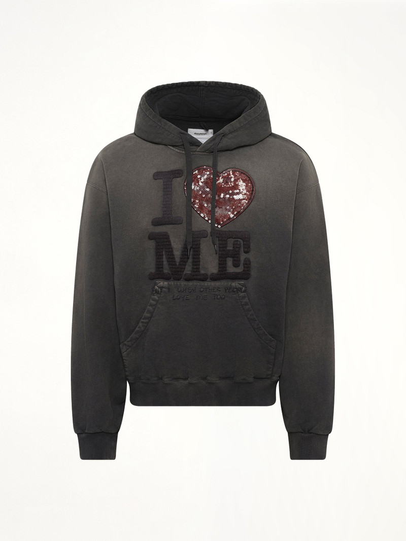 doublet Grip-Love Hoodie in Black outlook