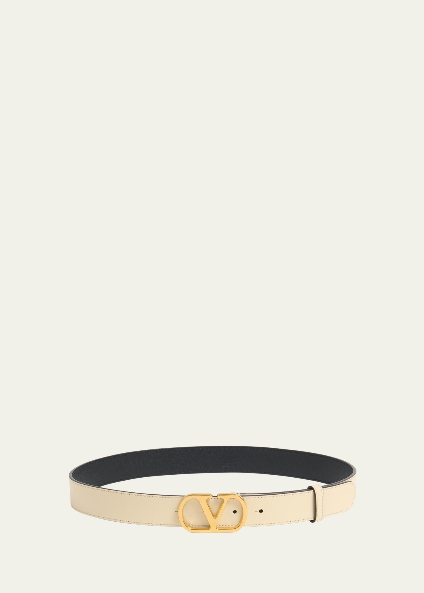 VLOGO Signature Leather Belt - 1