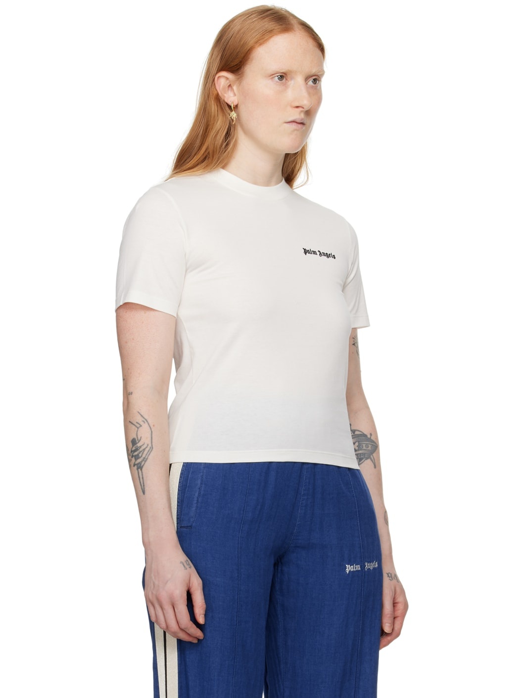 White Fitted T-Shirt - 2