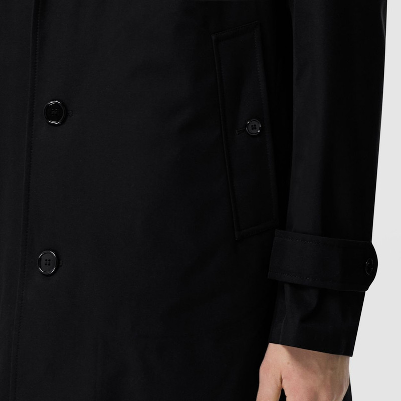 Letter Graphic Cotton Car Coat with Detachable Warmer 6