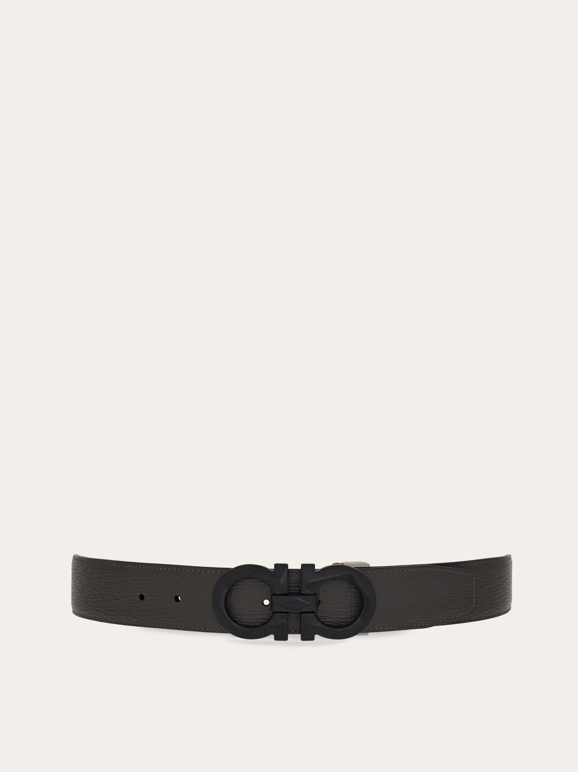 Reversible and adjustable Gancini belt - 1