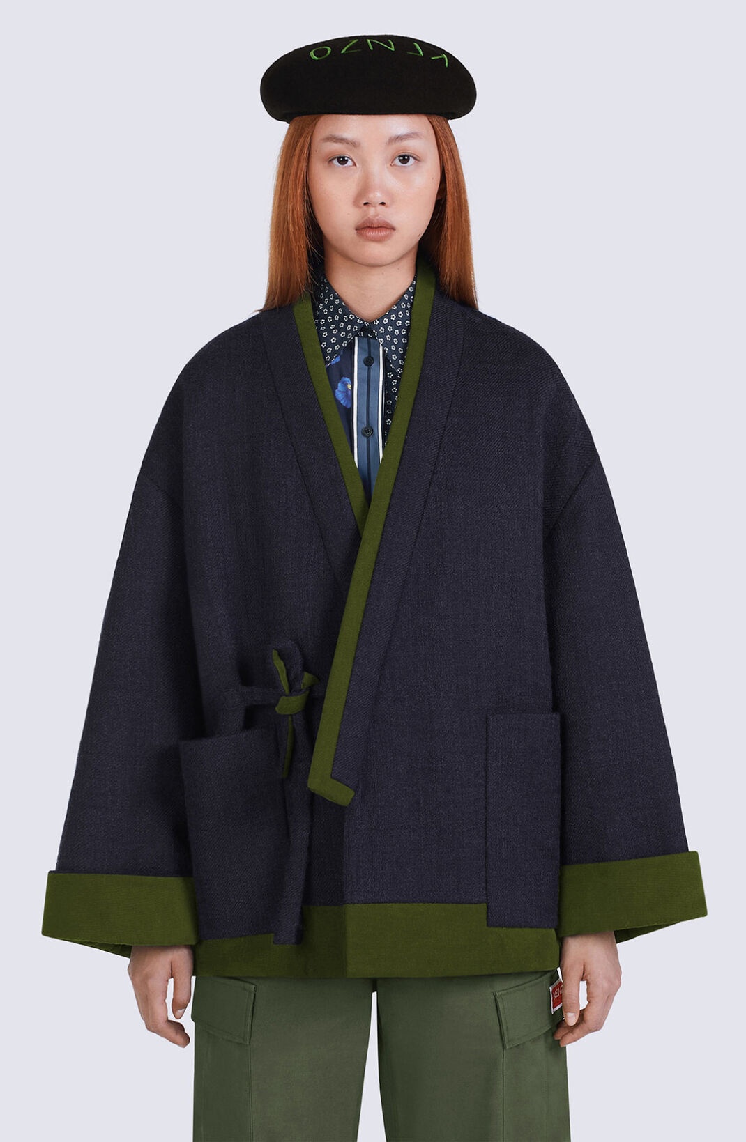 Wool kimono coat - 5