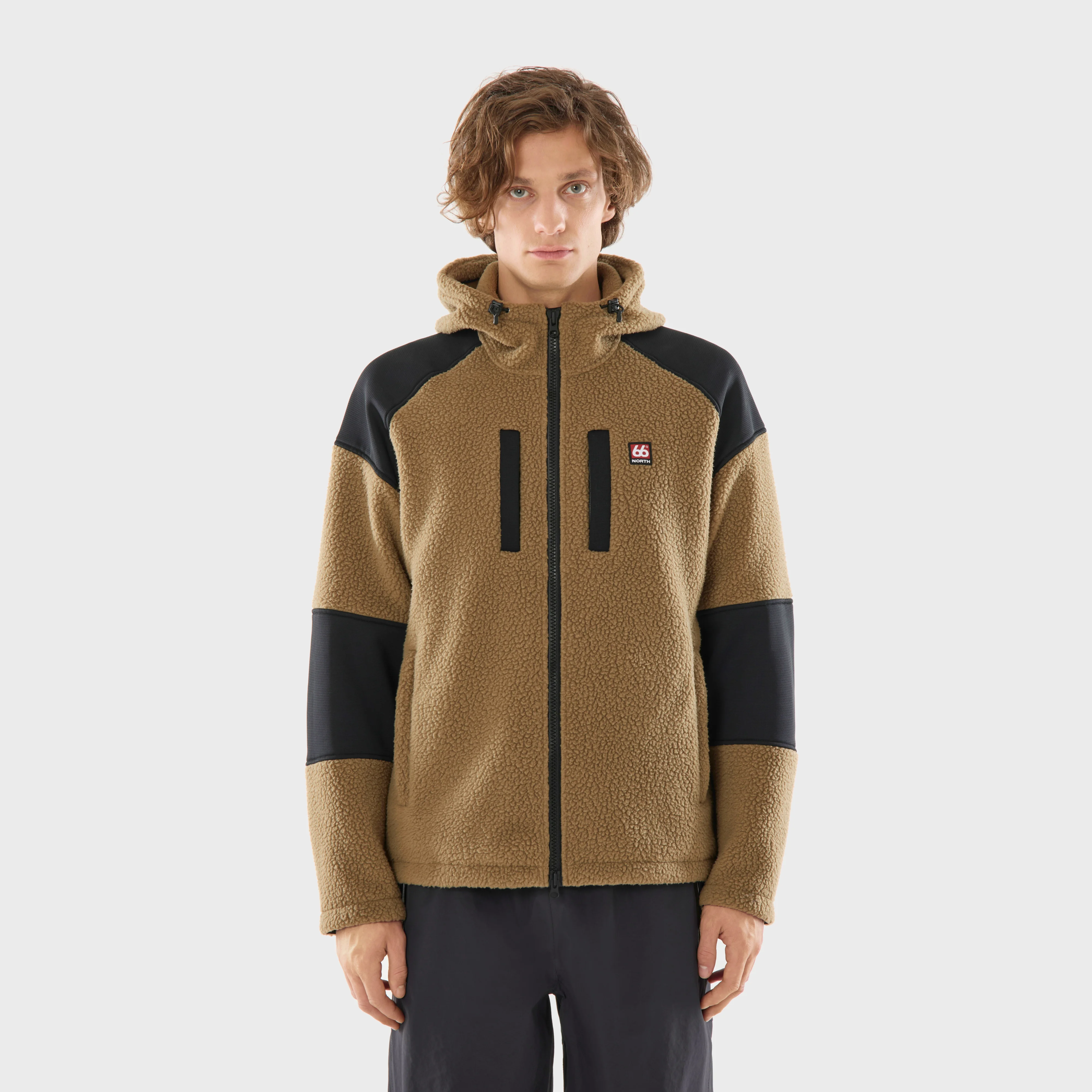 Tindur Shearling Zipped Hoodie - 1