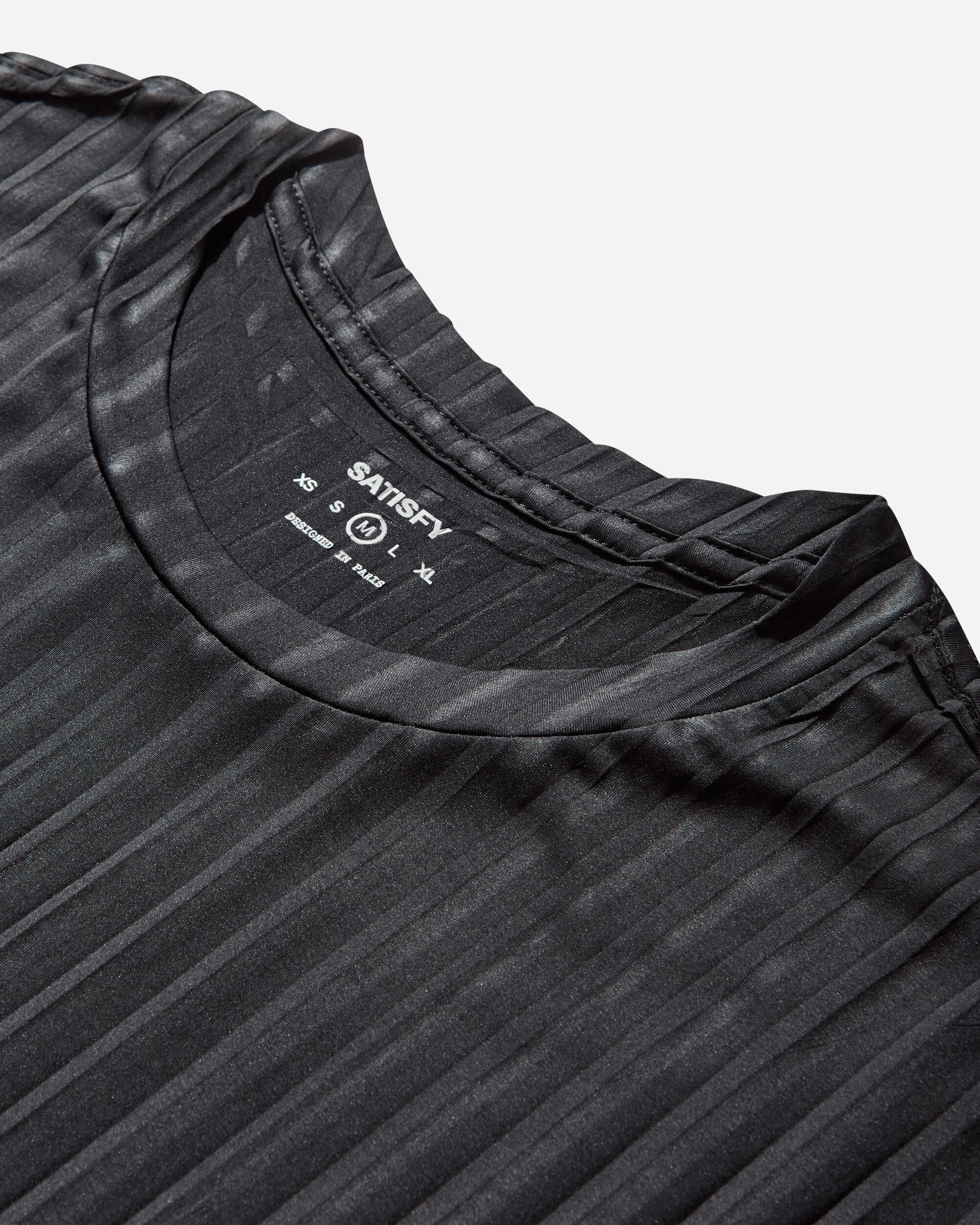 Men's AuraLite Pleated Long T-Shirt Black - 3