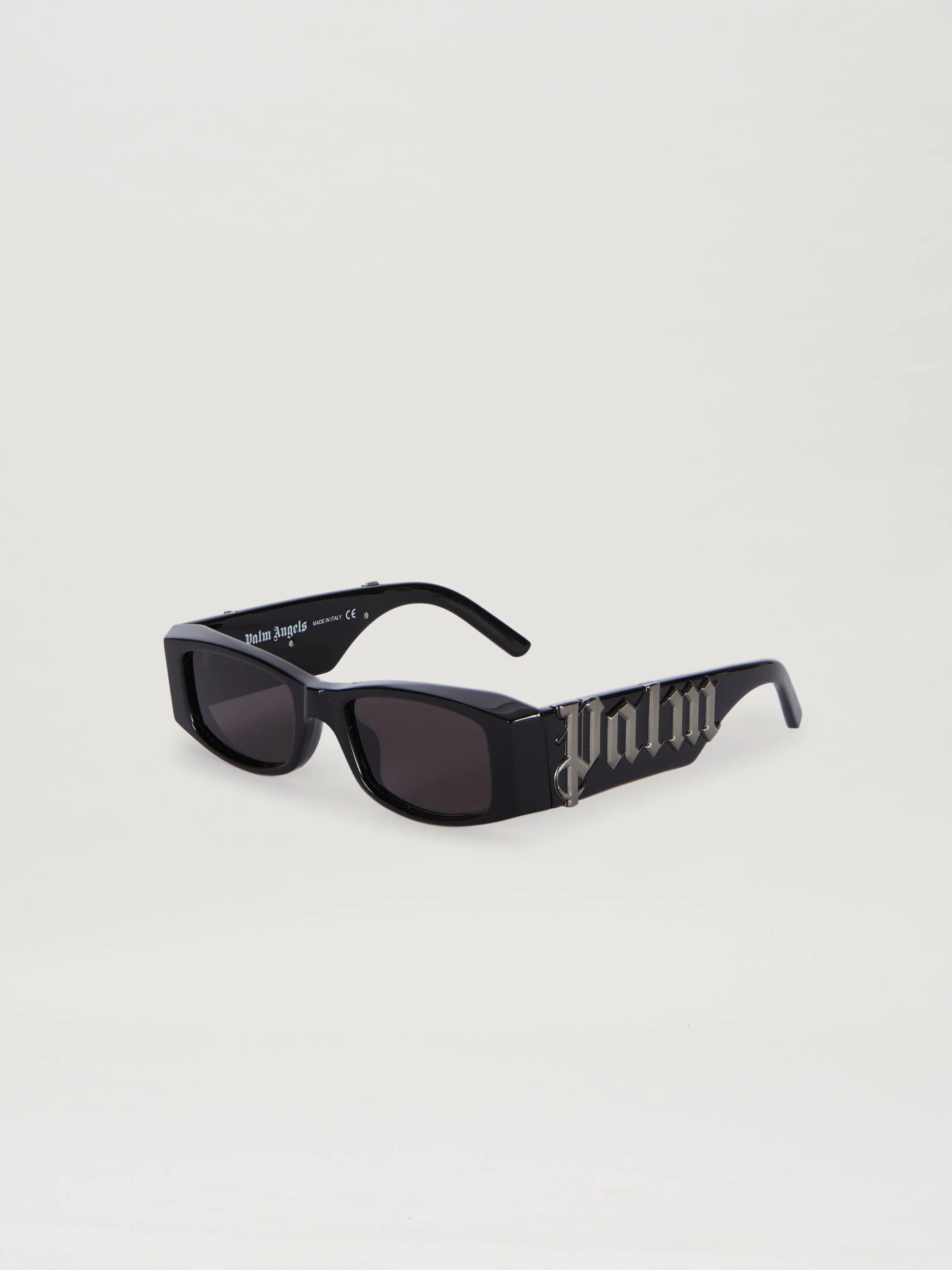 Palm Angels Palm Rectangle Frame Sunglasses Black Grey (PERI002Y21PLA0011007)