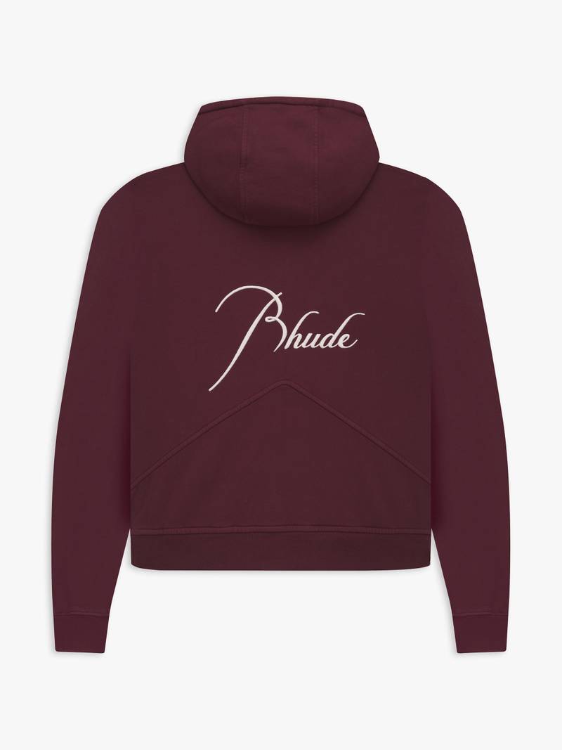 Rhude FULL ZIP HOODIE outlook