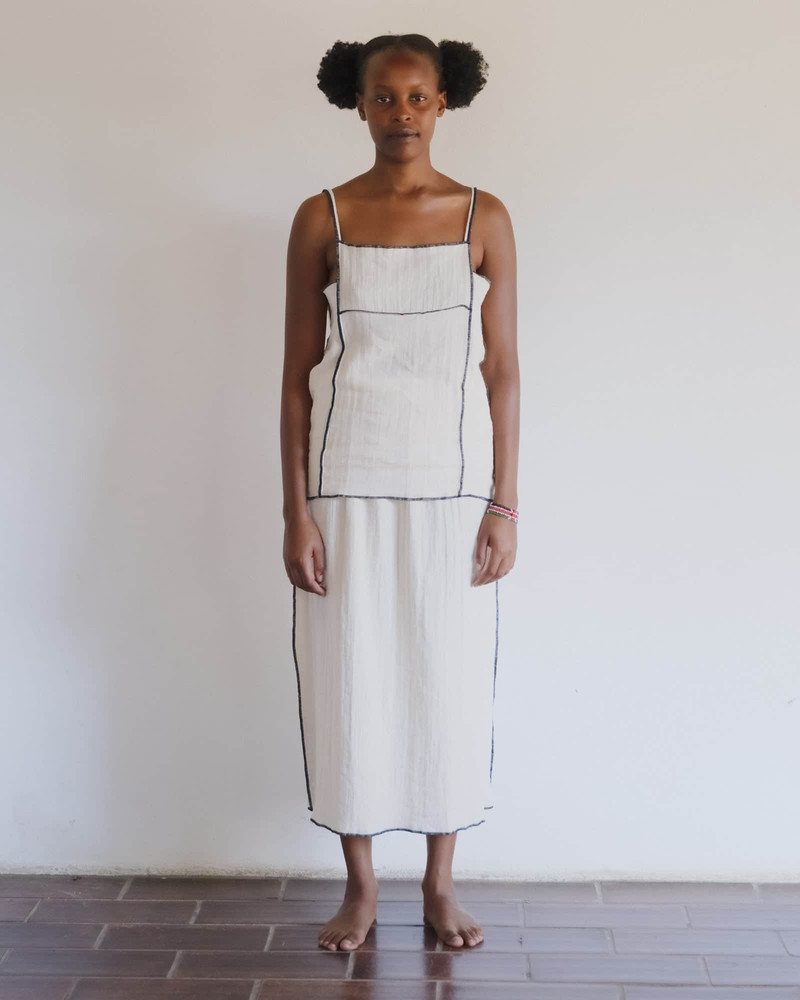 Shok Square Top - Crinkle Linen 6