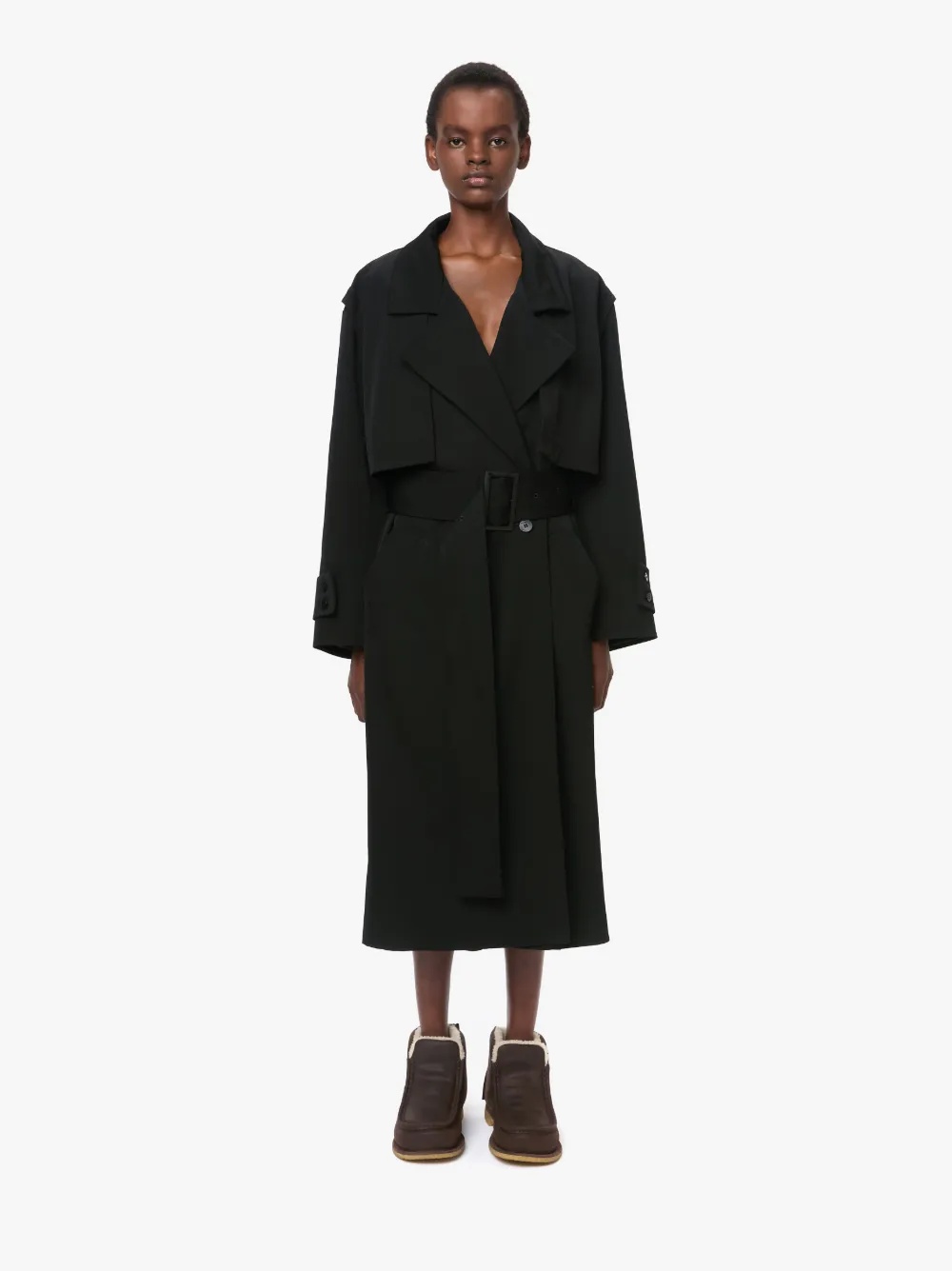 LONGLINE TRENCH COAT - 2