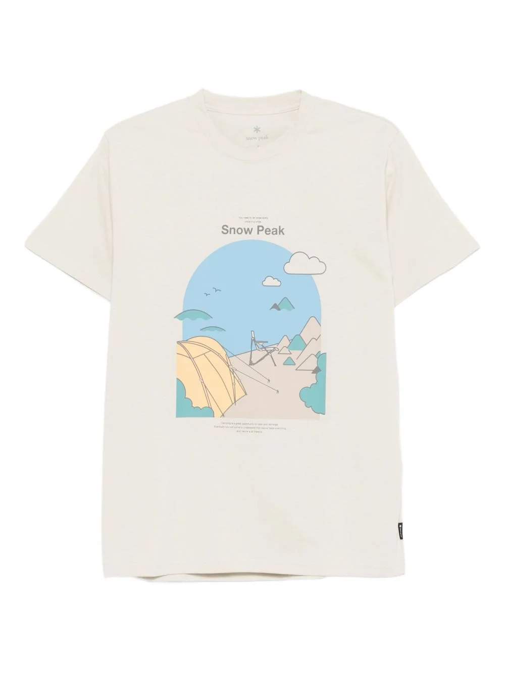 graphic print T-shirt - 1
