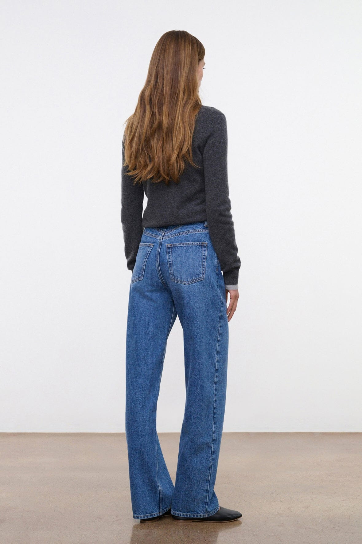 STAUD LEO HIGH RISE JEAN VINTAGE WASH - 4
