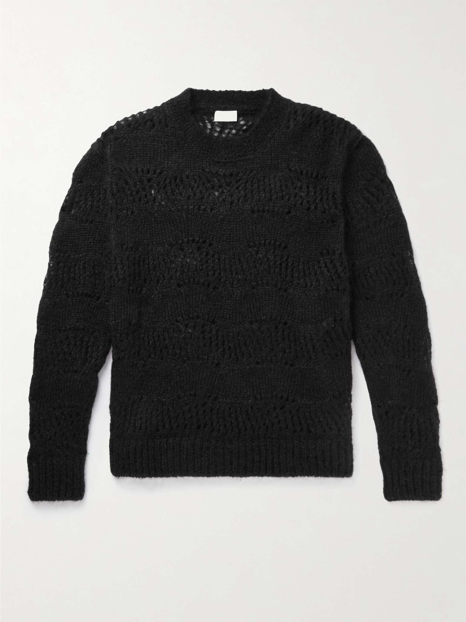 Open-Knit Mohair-Blend Sweater - 2