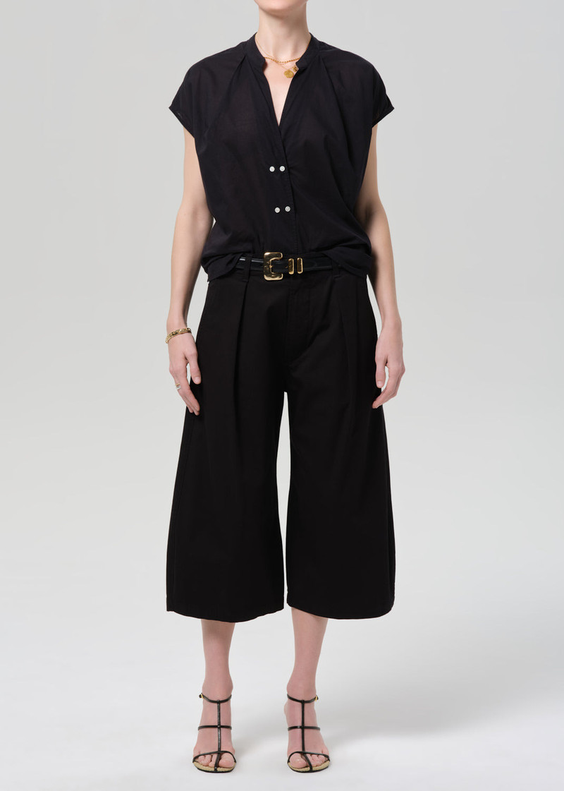 Cocoon Culotte In Black - 1