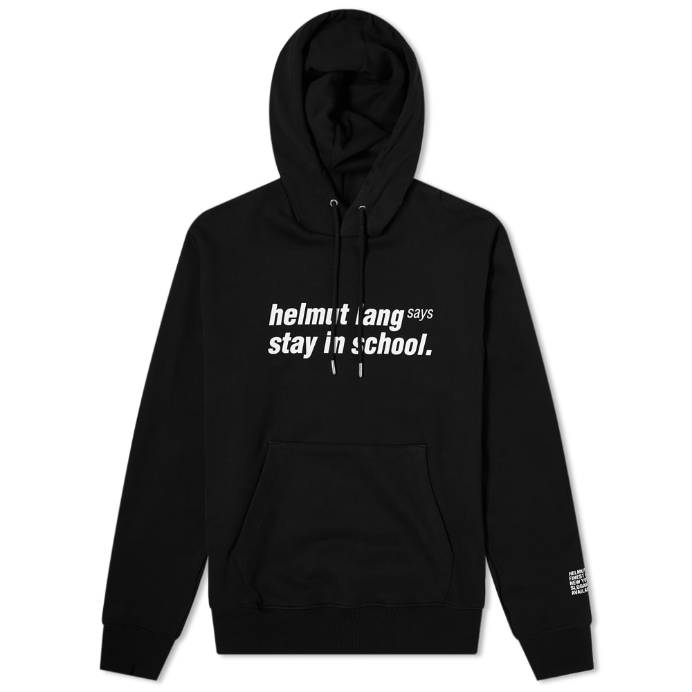 Helmut Lang Helmut Lang Says Stay In School Popover Hoody - 1