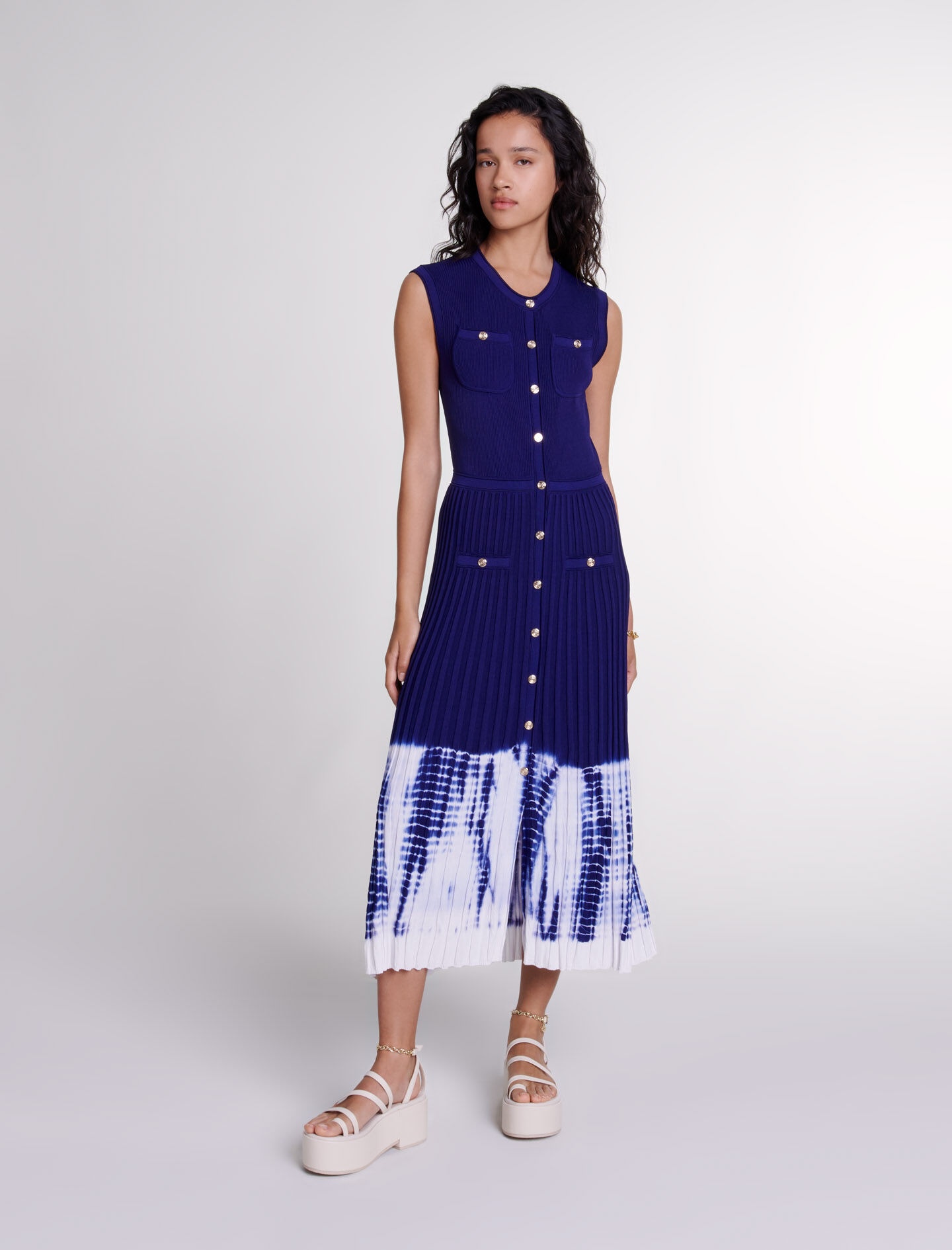 Tie-dye knit maxi dress - 2