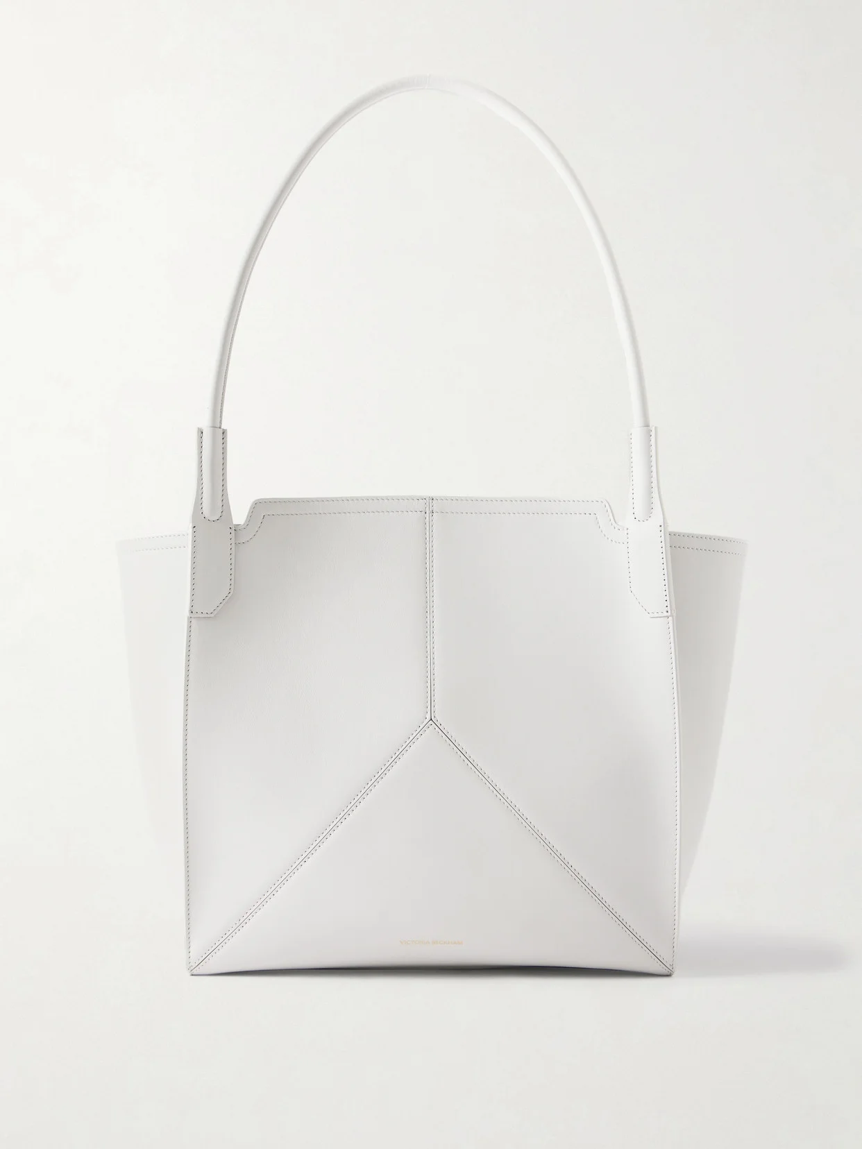 The Victoria Soft Mini Metallic Leather Tote - 1
