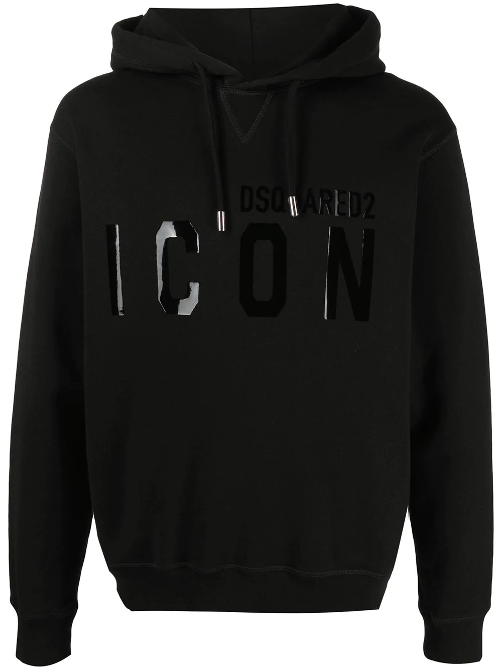 tonal logo-print hoodie - 1