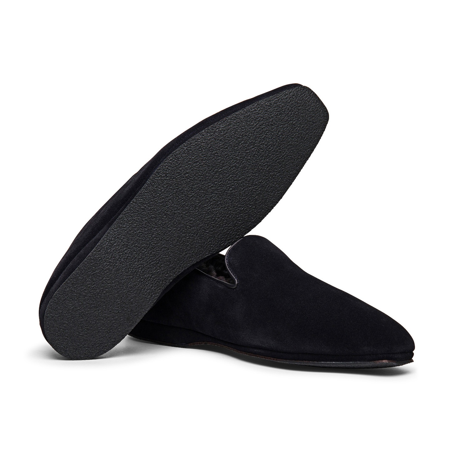 Men’s blue suede slipper - 3