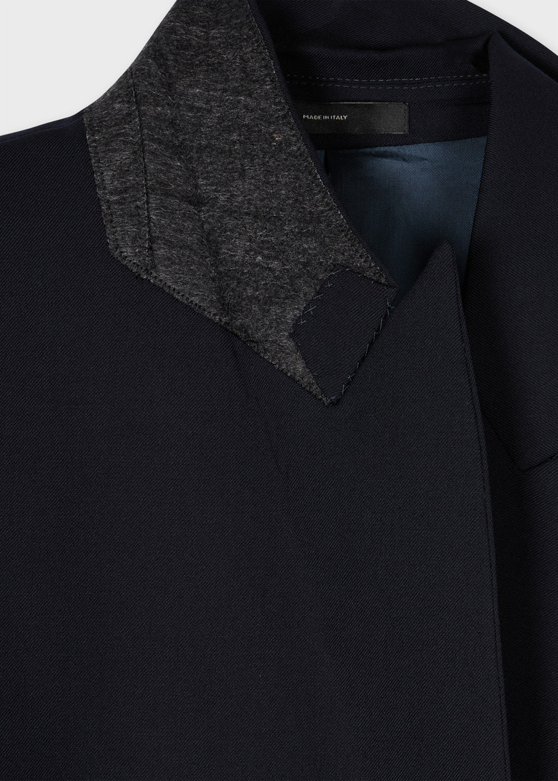 Paul Smith Women's A Suit To Travel In - Navy Wool Double Breasted Blazer outlook