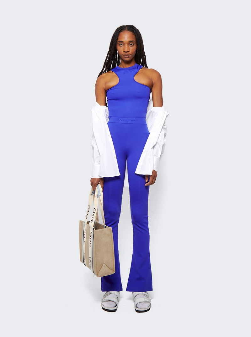 Off-White Sleek Asymmetric Rowing Top Purple outlook