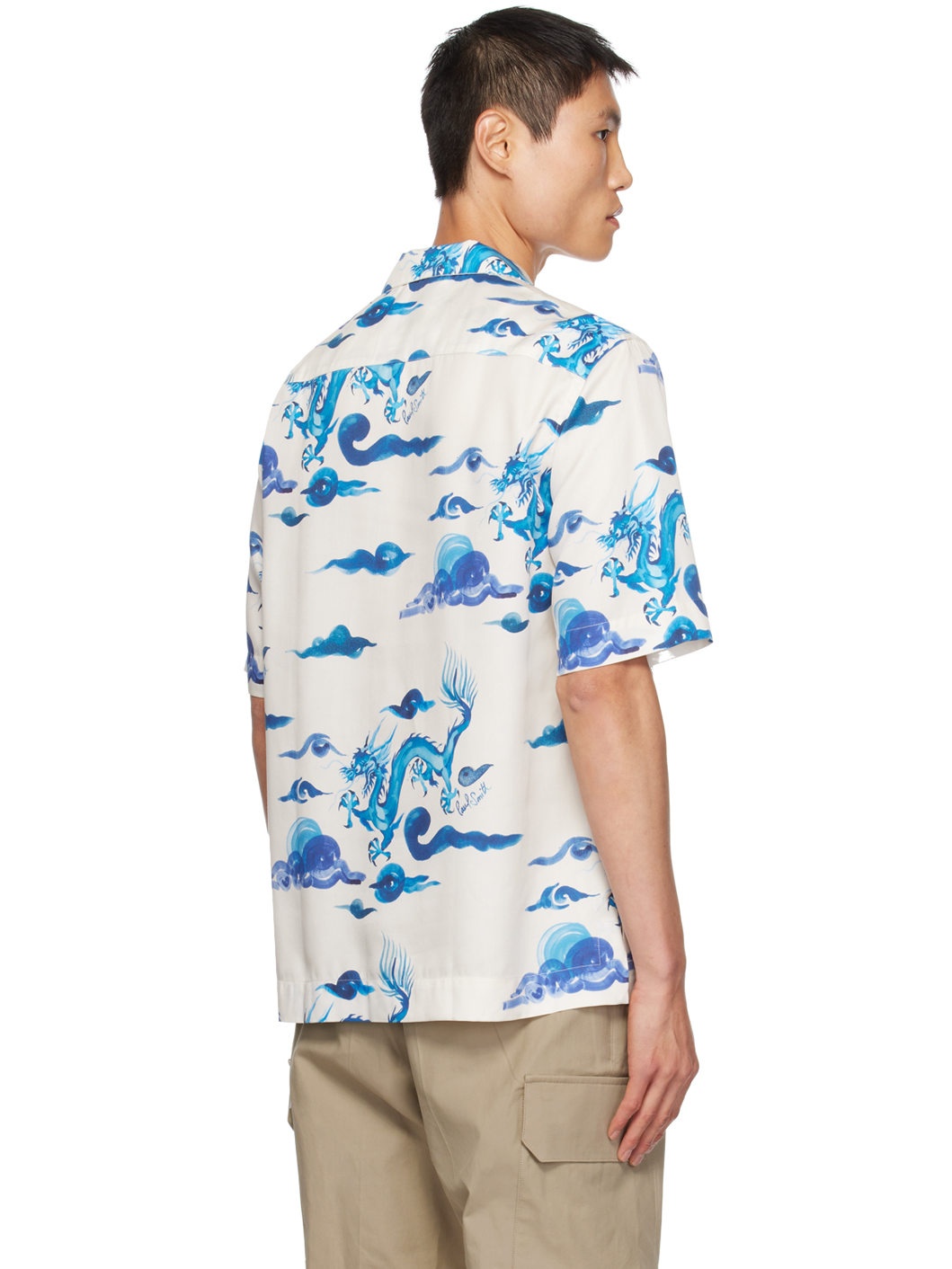 国際ブランド】 【超美品】Paul Smith BEACH SKETCH PRINT SHIRT