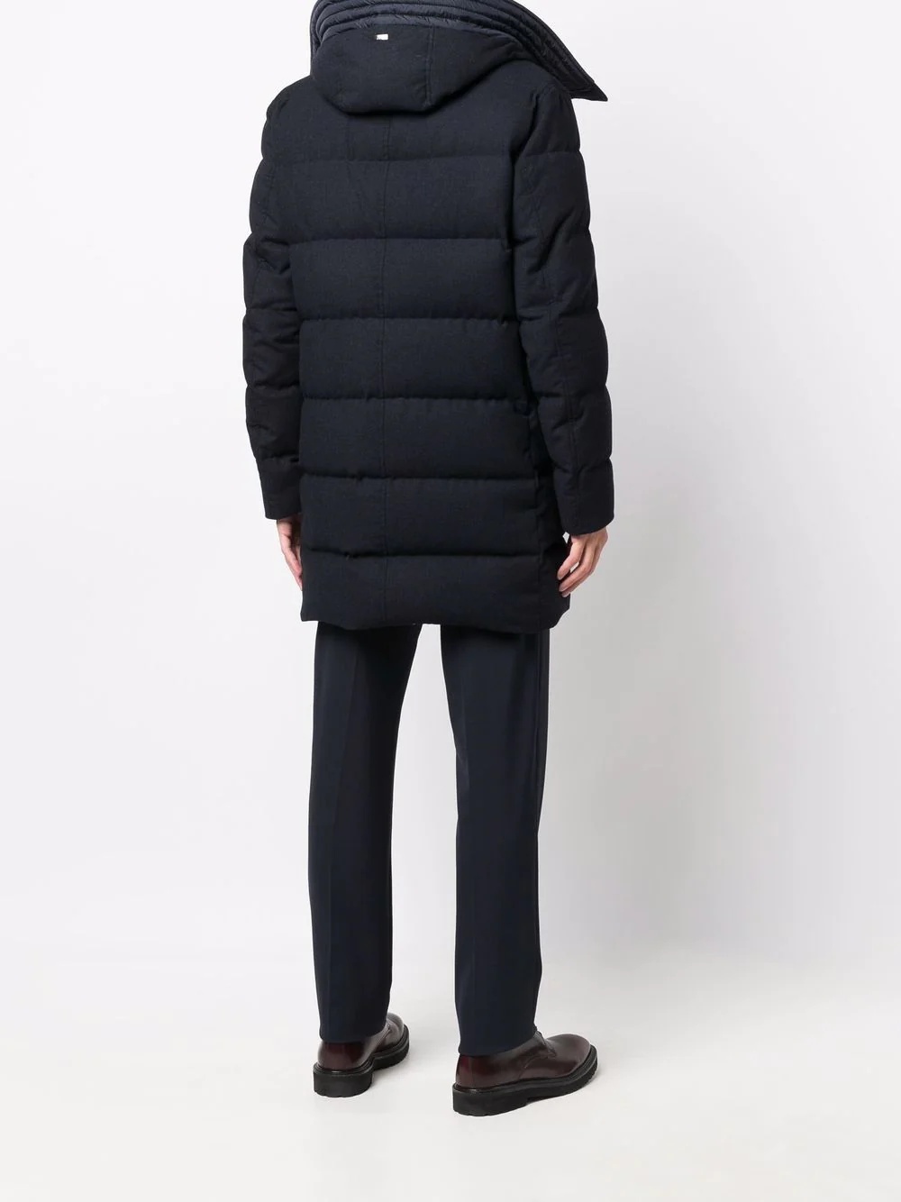 mid-length padded coat - 4