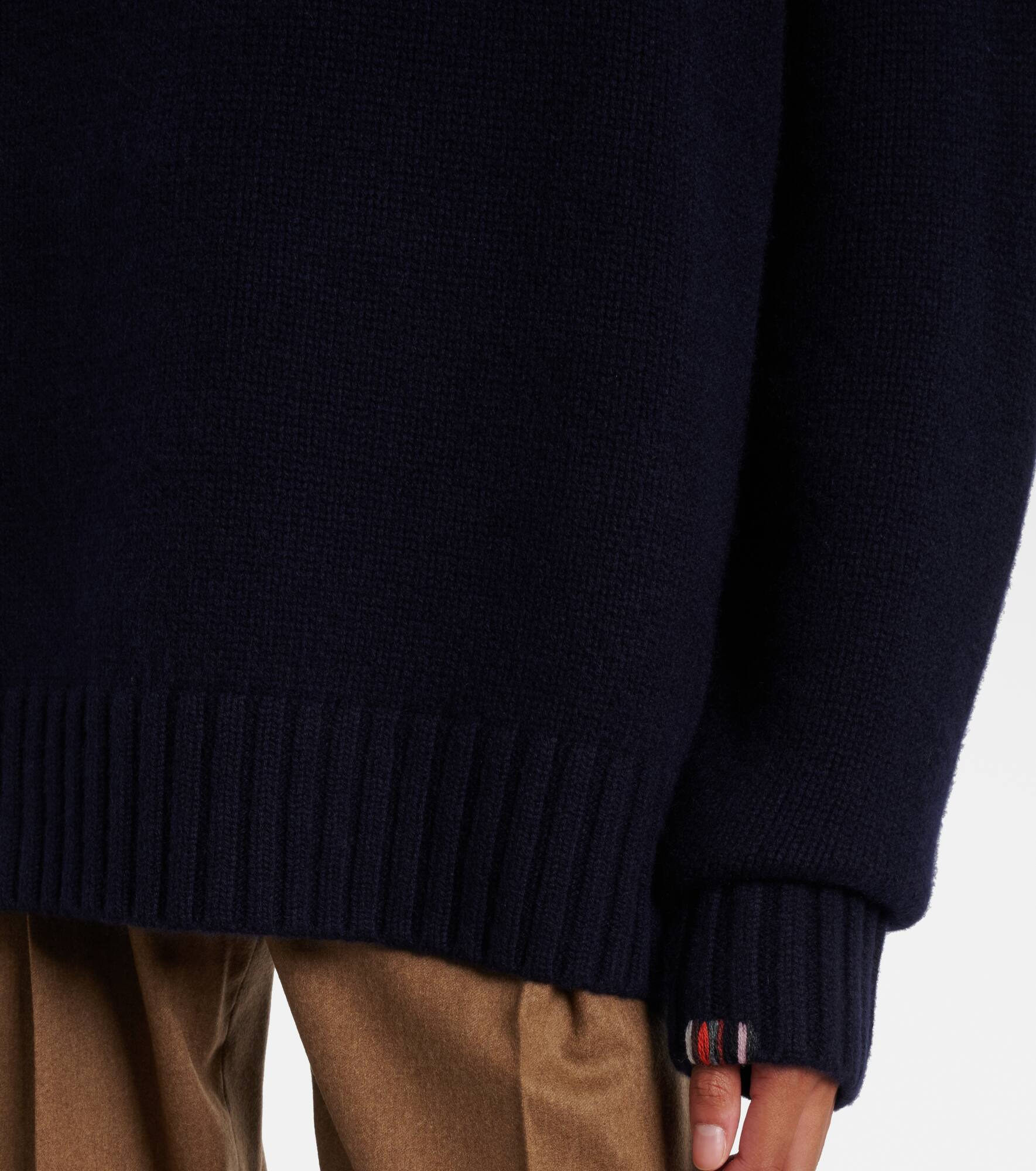 Lovely ribbed-knit cashmere sweater - 5
