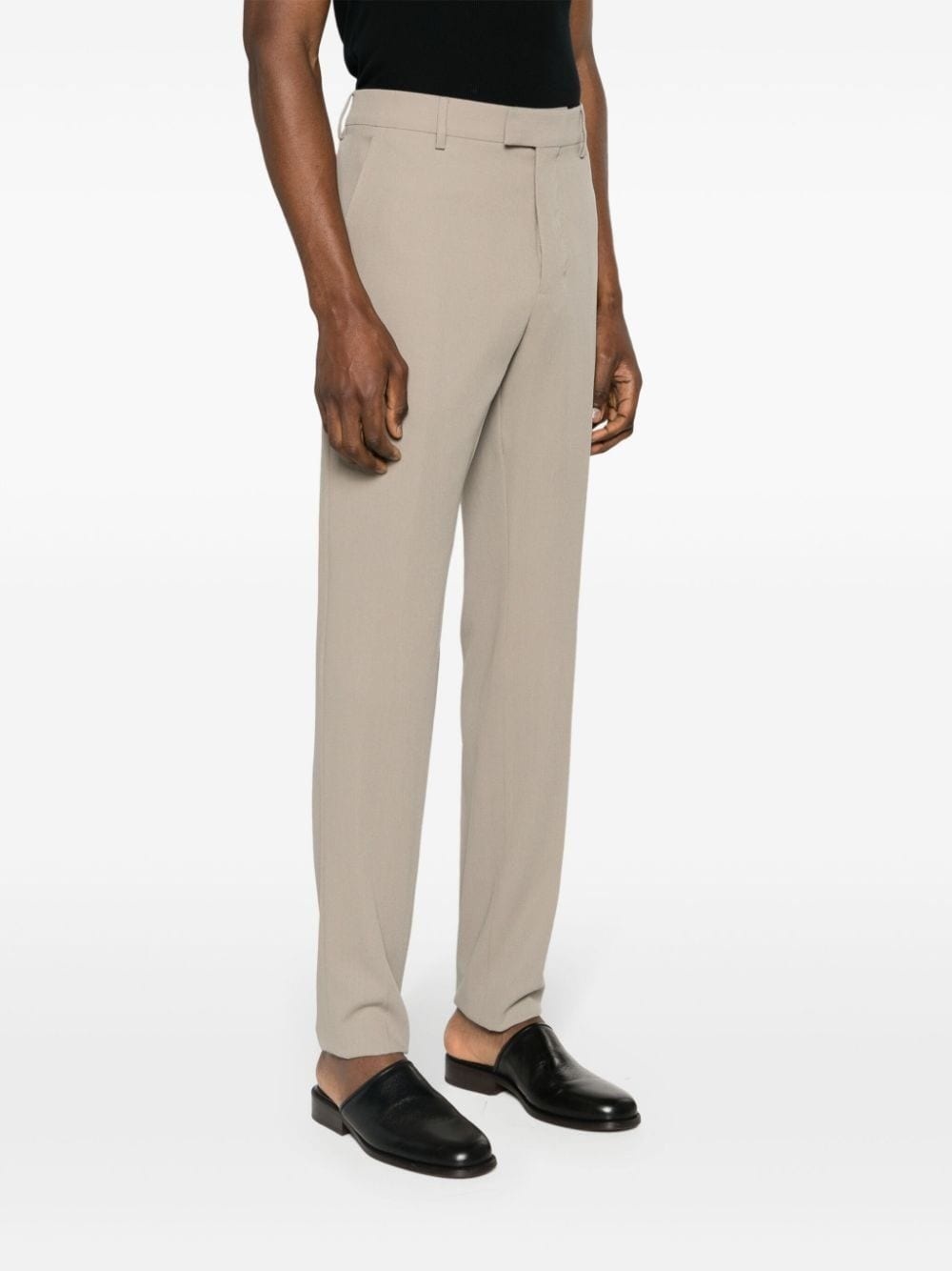 virgin-wool tailored trousers - 3