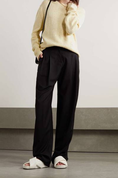 Jil Sander Embroidered cotton and wool-blend sweater outlook