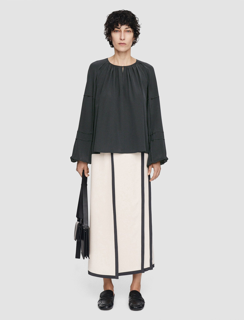 JOSEPH Silk Crepe de Soie Havre Blouse outlook