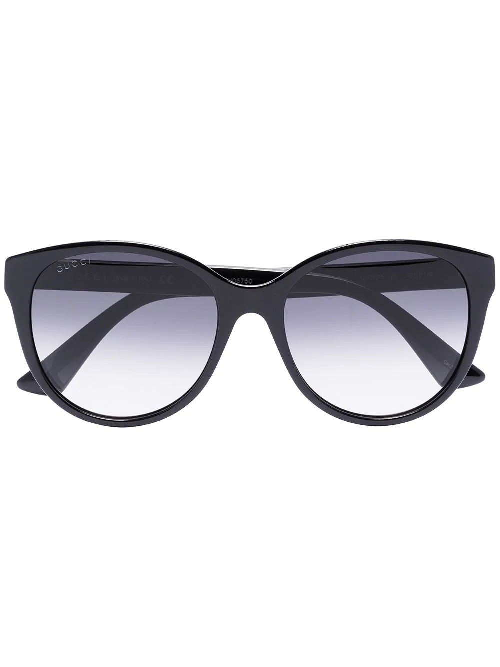 round-frame gradient sunglasses - 1