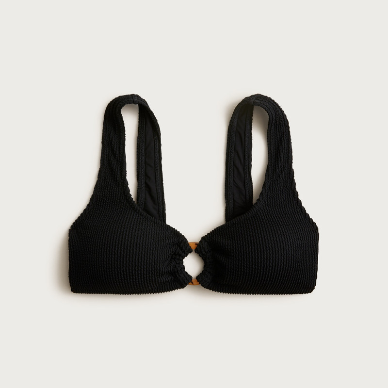 Claudia O-ring scrunchie bikini top 1