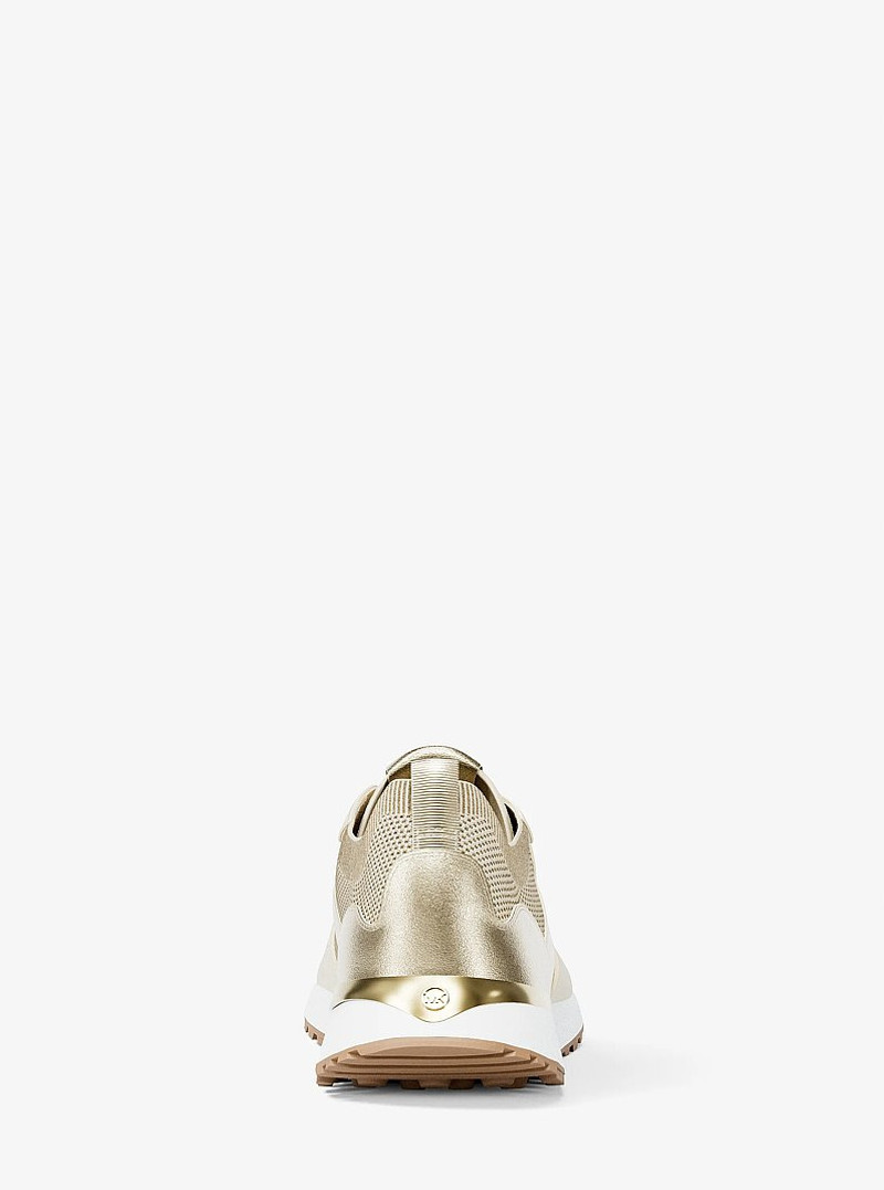 Jesse Metallic Stretch Knit Trainer 4